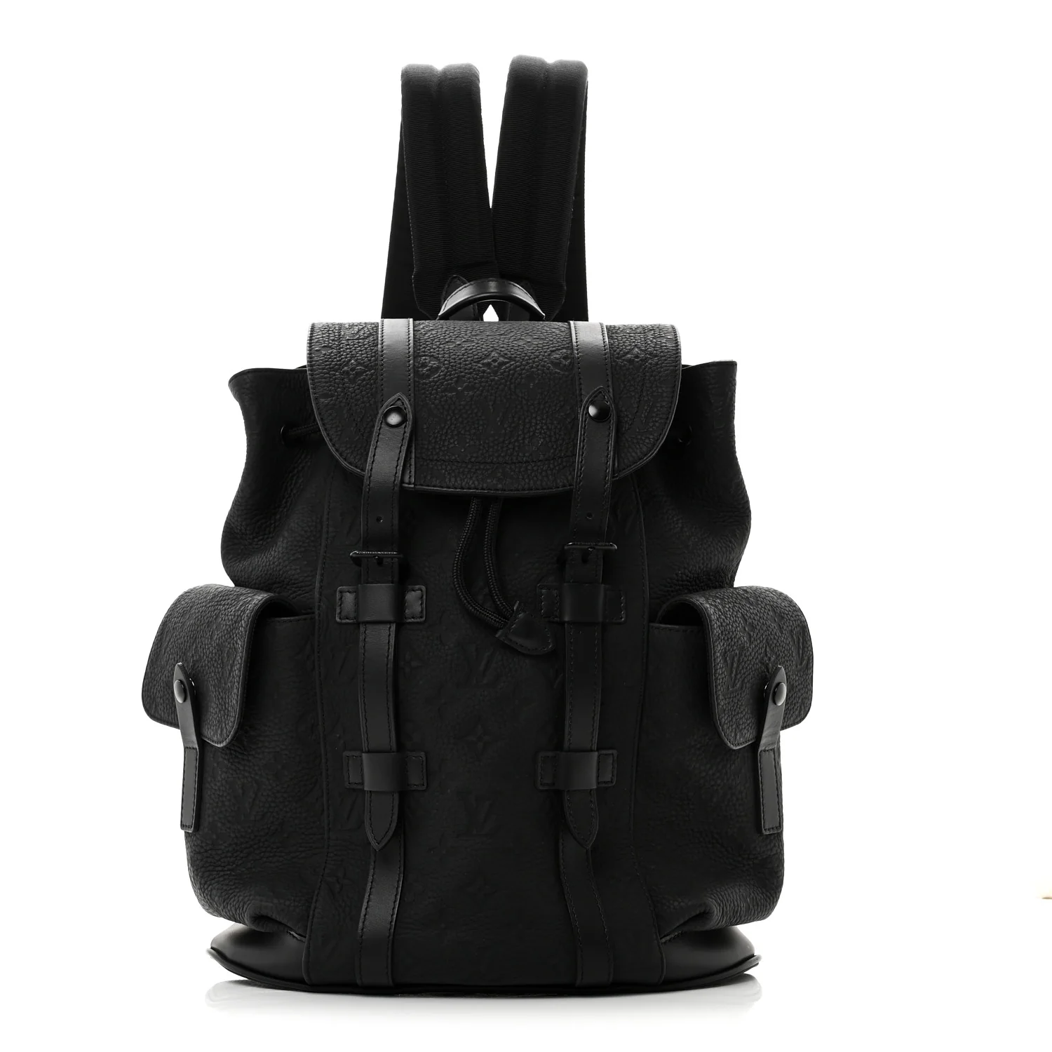 Taurillon Monogram Christopher PM Backpack Black
