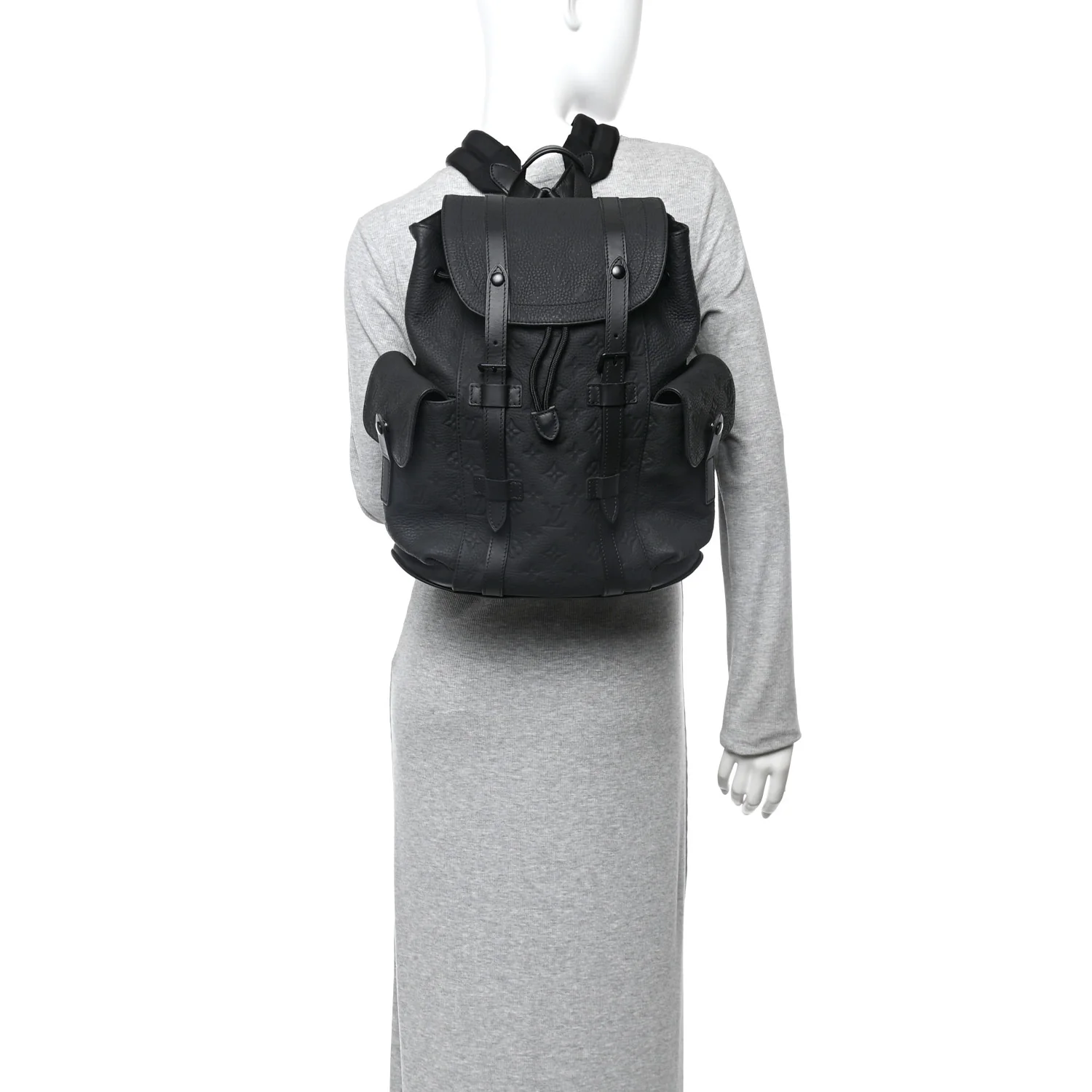 Taurillon Monogram Christopher PM Backpack Black - Image 2