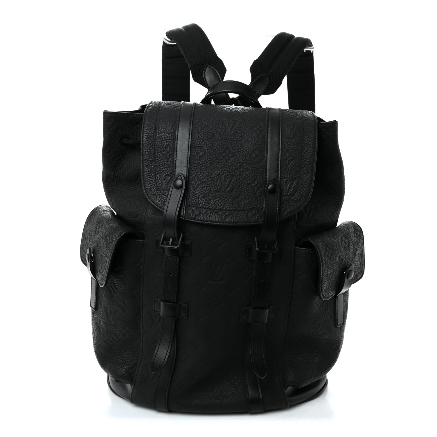 Taurillon Monogram Christopher PM Backpack Black
