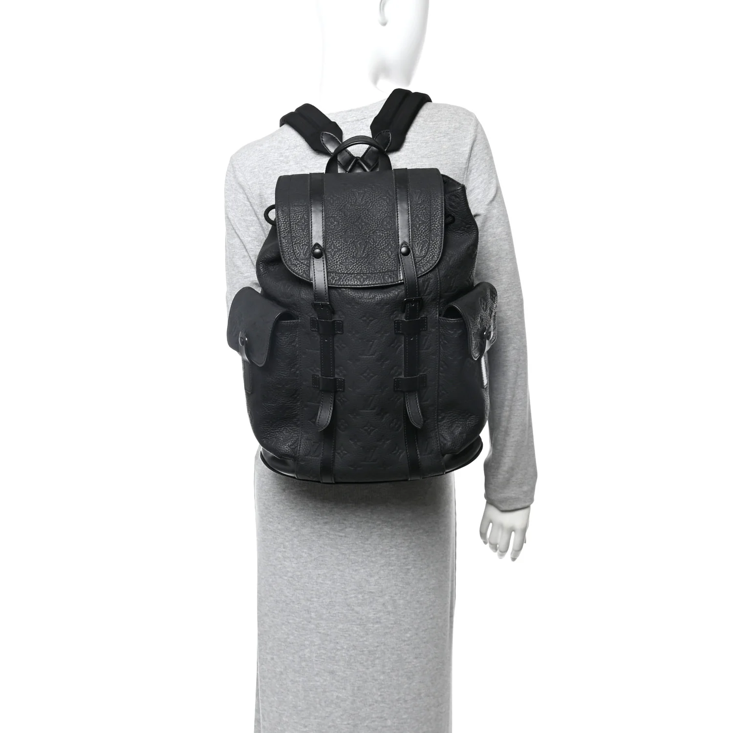 Taurillon Monogram Christopher PM Backpack Black - Image 2