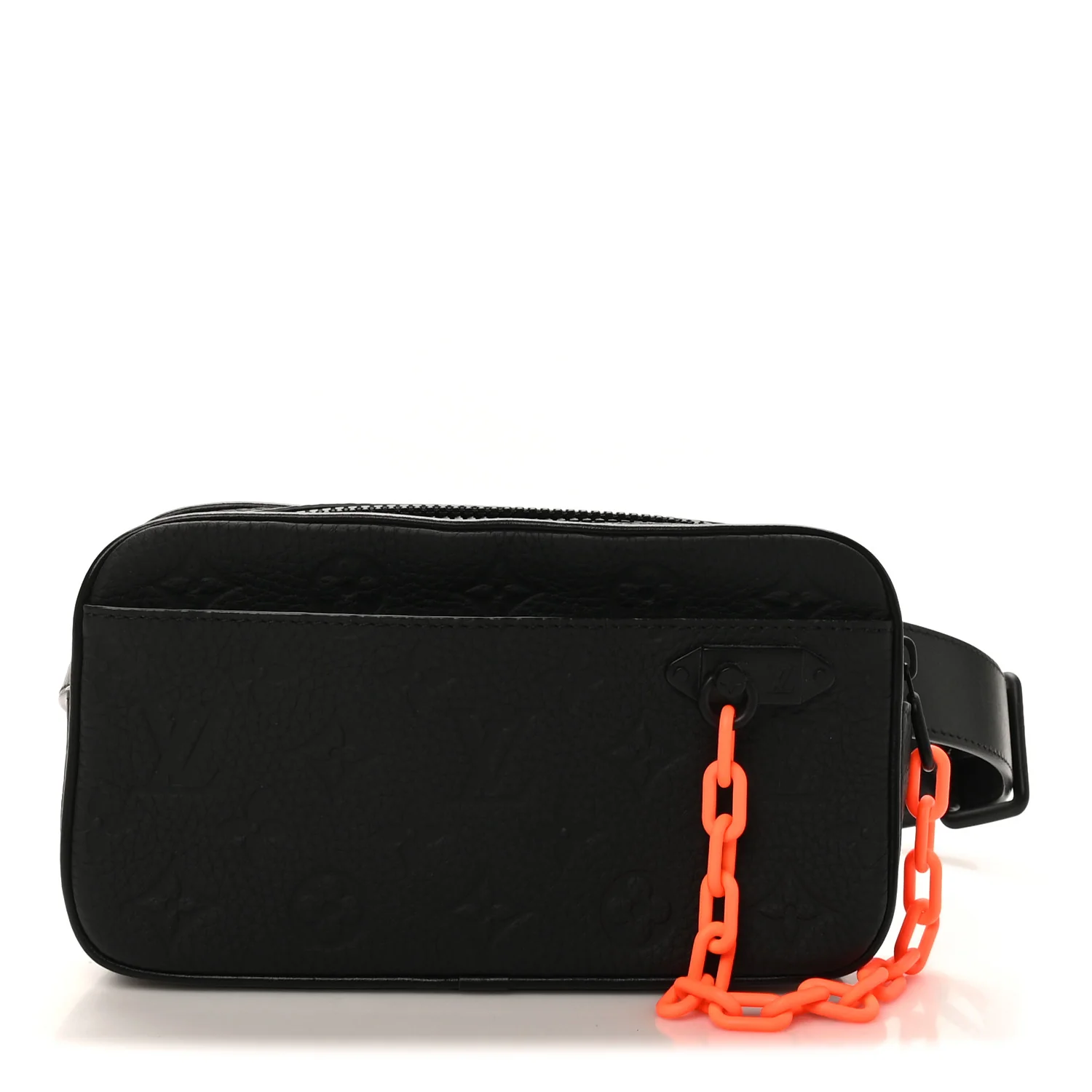 Taurillon Monogram Uniformes Solar Ray Soft Pochette Volga Belt Bag Black