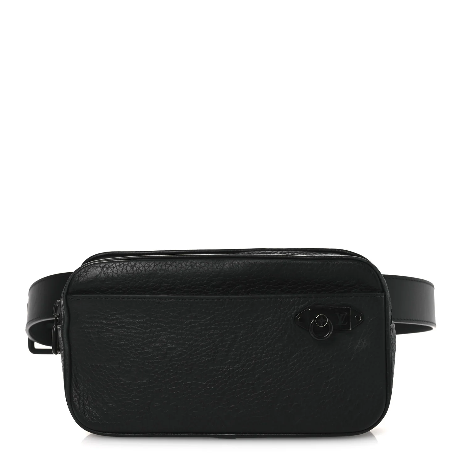 Taurillon Monogram Uniformes Solar Ray Soft Pochette Volga Belt Bag Black
