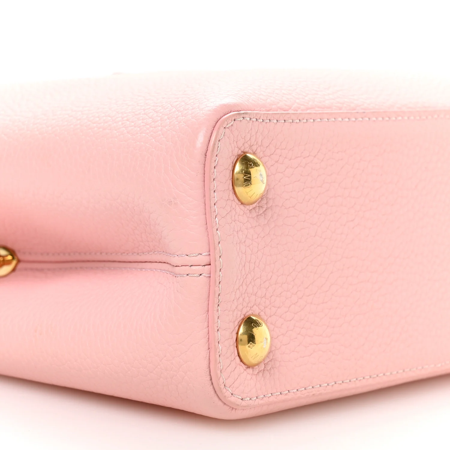 Taurillon Scrunchie Capucines BB Bubble Gum Pink - Image 8