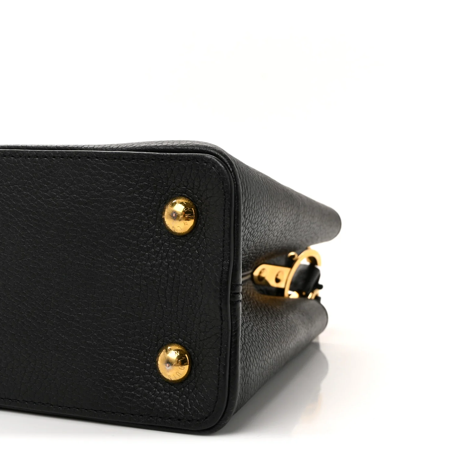 Taurillon Snakeskin Iris Blossom Capucines BB Black - Image 9