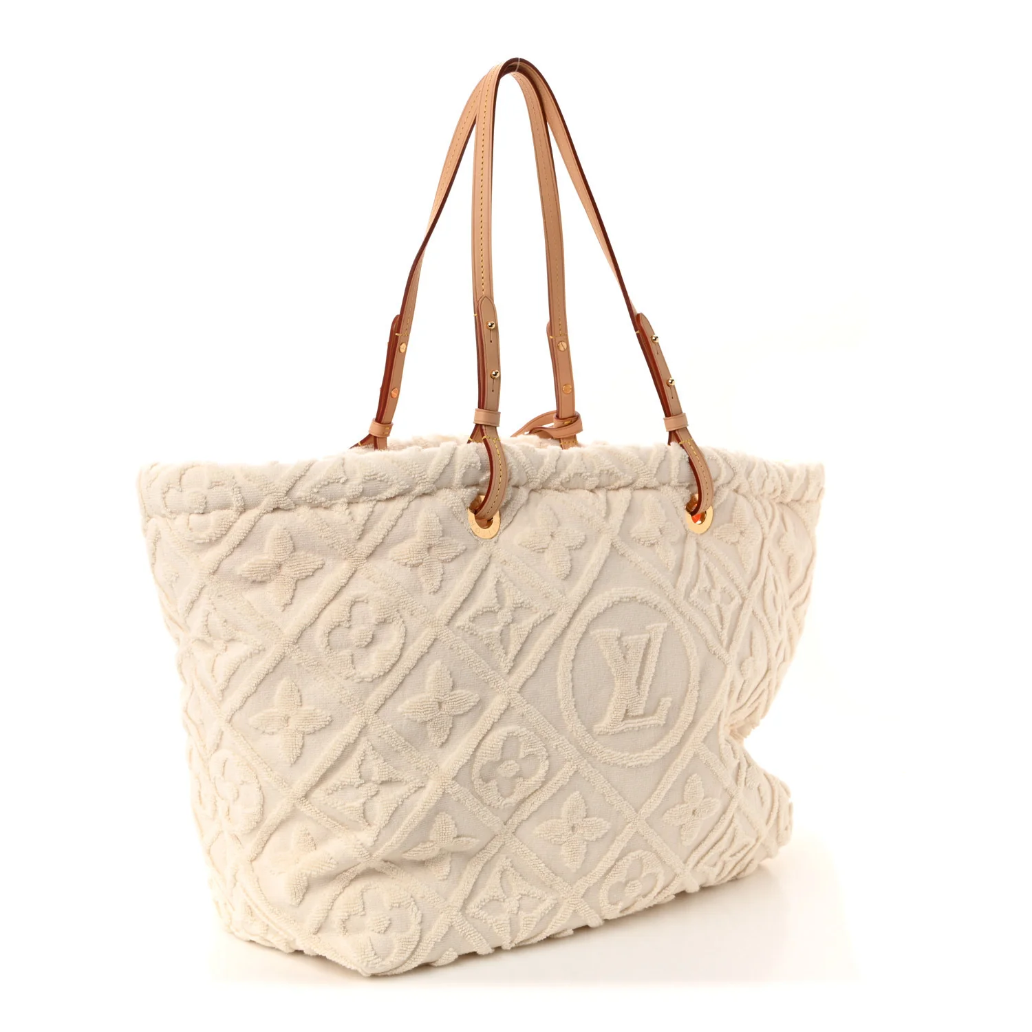 Terrycloth Monogram LVacation Tote Coco - Image 3