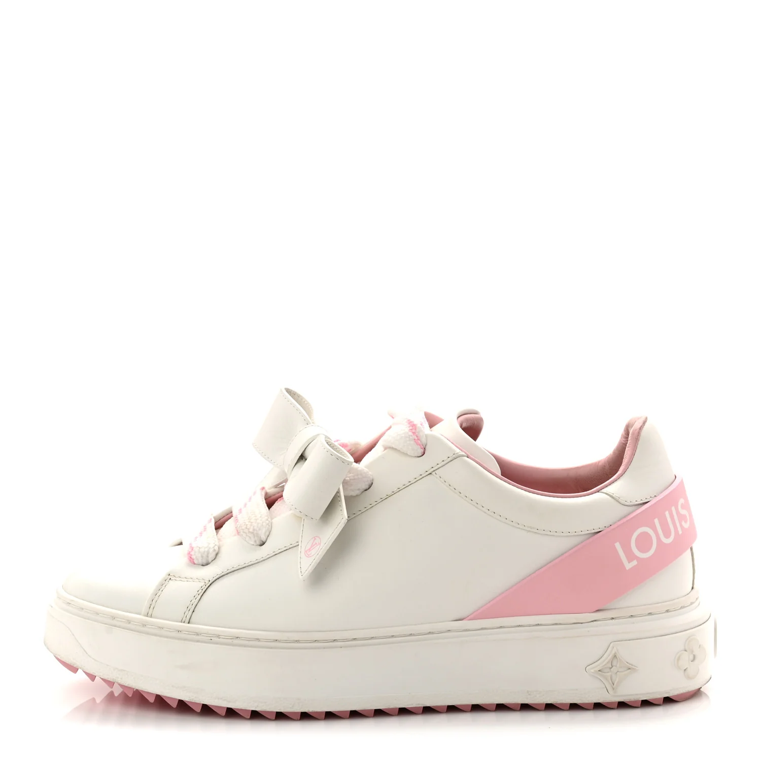 Time Out Bow Sneakers 37.5 White Pink