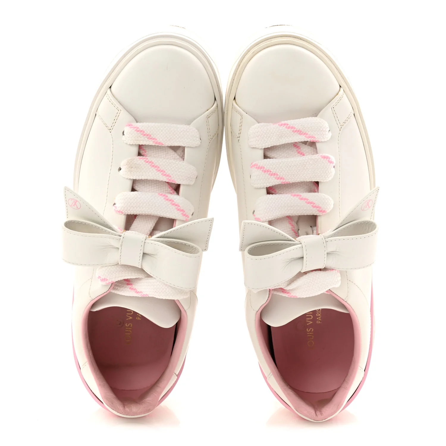 Time Out Bow Sneakers 37.5 White Pink - Image 2