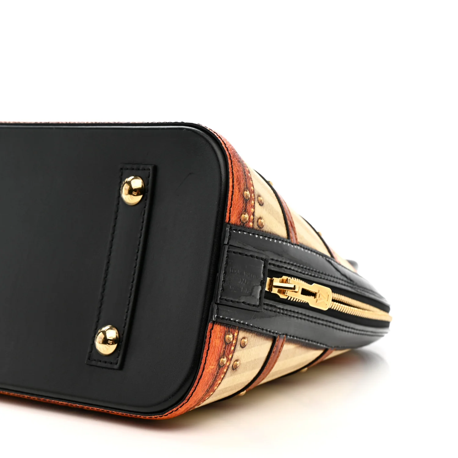 Transformed Canvas Patent Time Trunk Alma PM Beige - Image 11