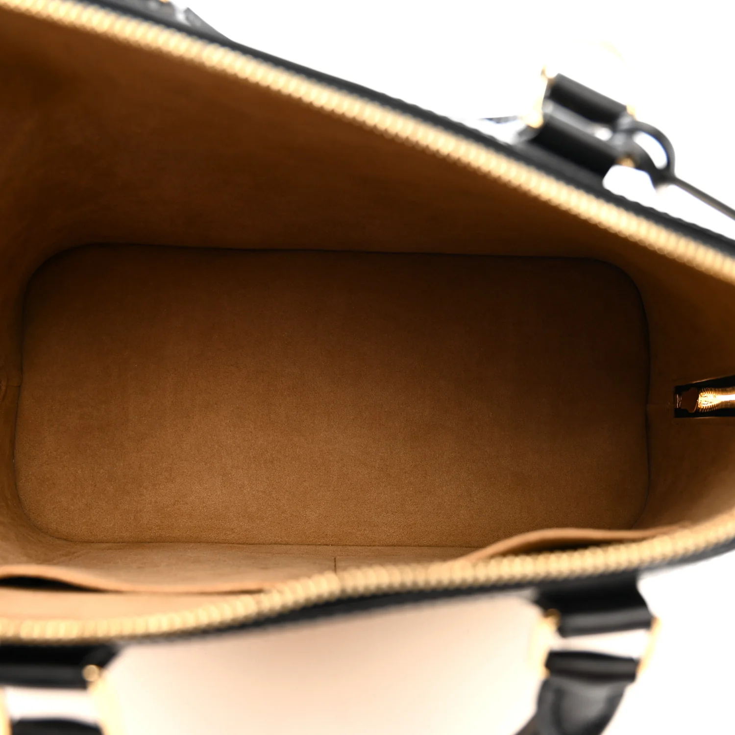 Transformed Canvas Patent Time Trunk Alma PM Beige - Image 5