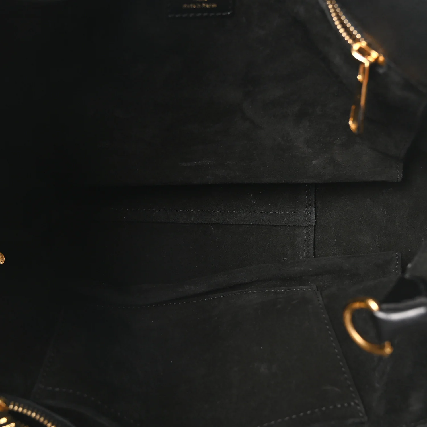 Veau Cachemire Tote W PM Black - Image 5