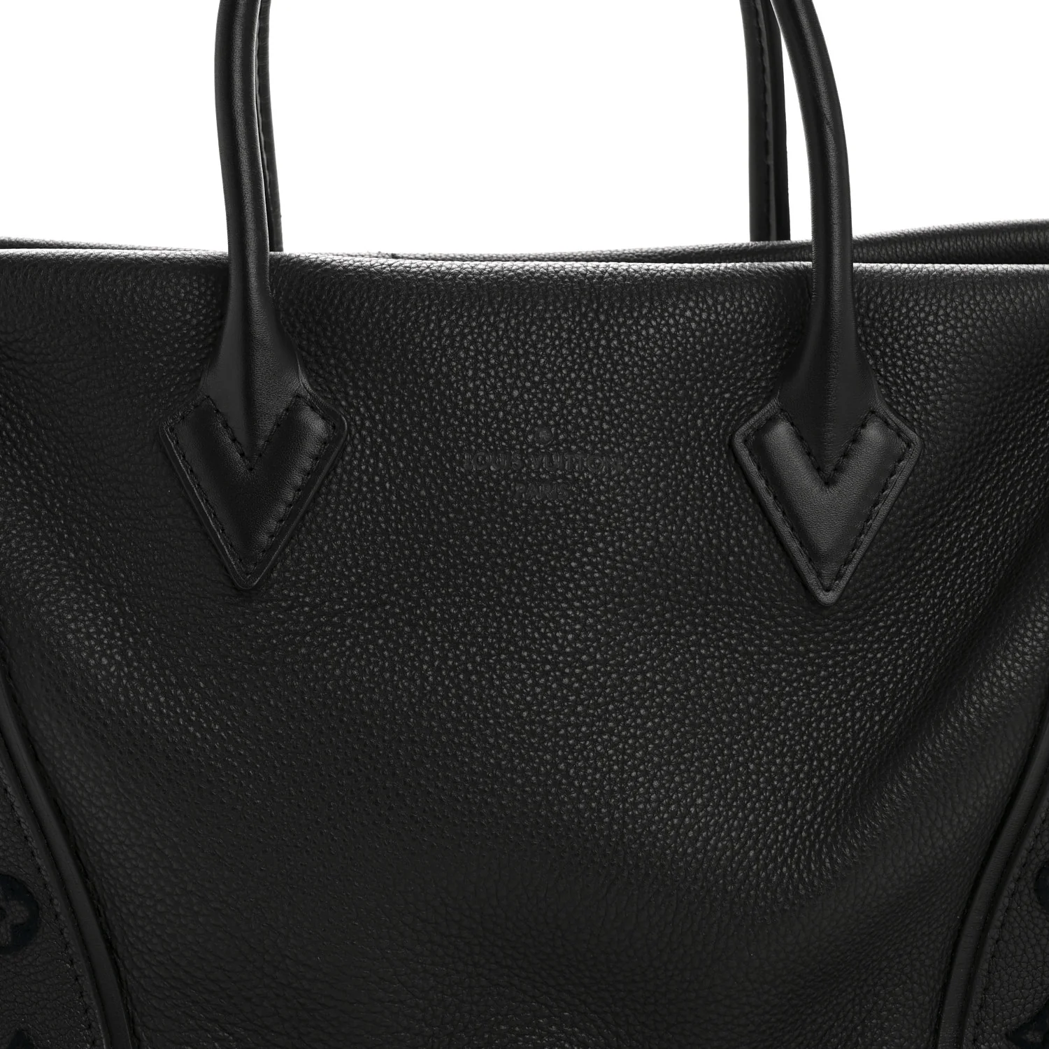 Veau Cachemire Tote W PM Black - Image 8