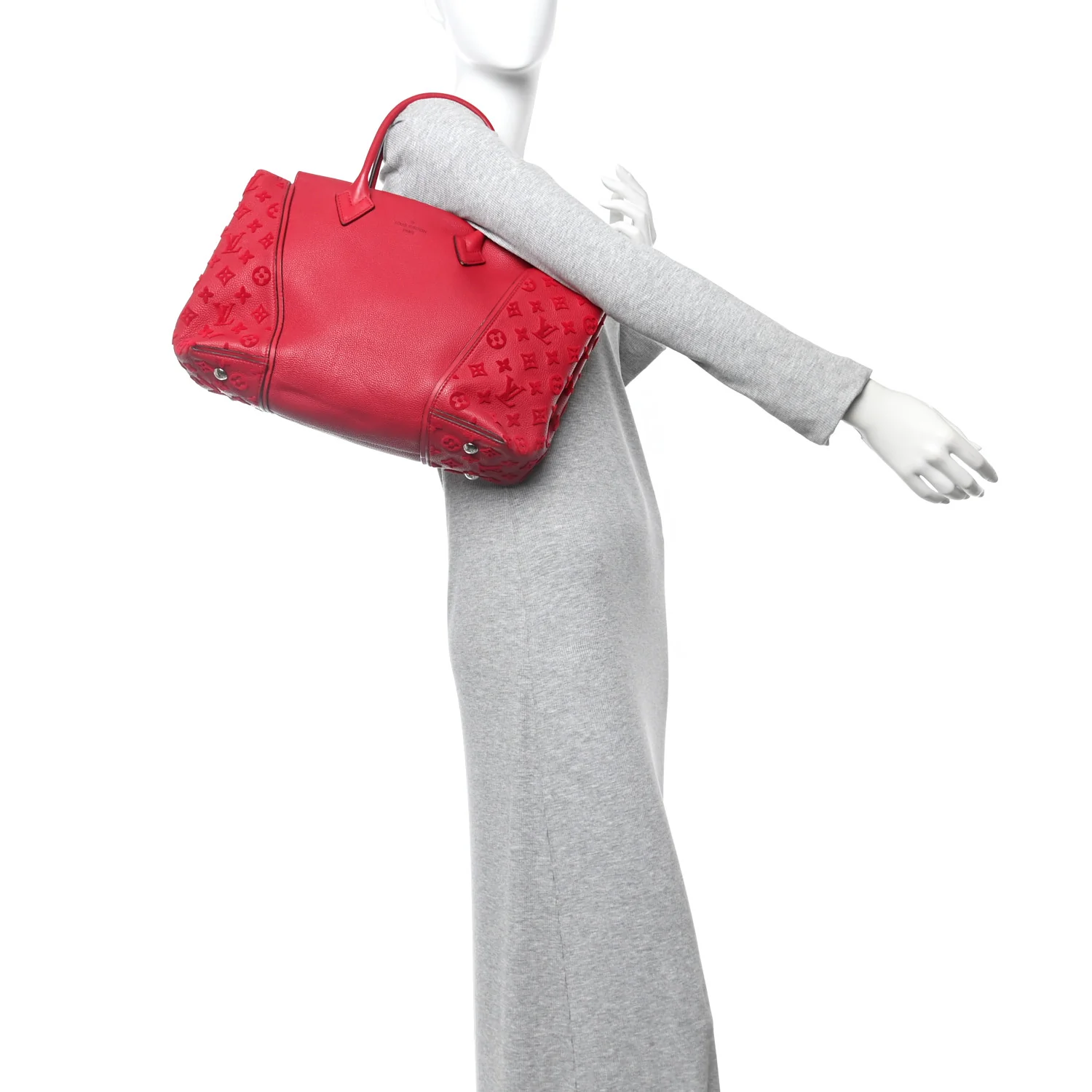 Veau Cachemire Tote W PM Framboise - Image 2