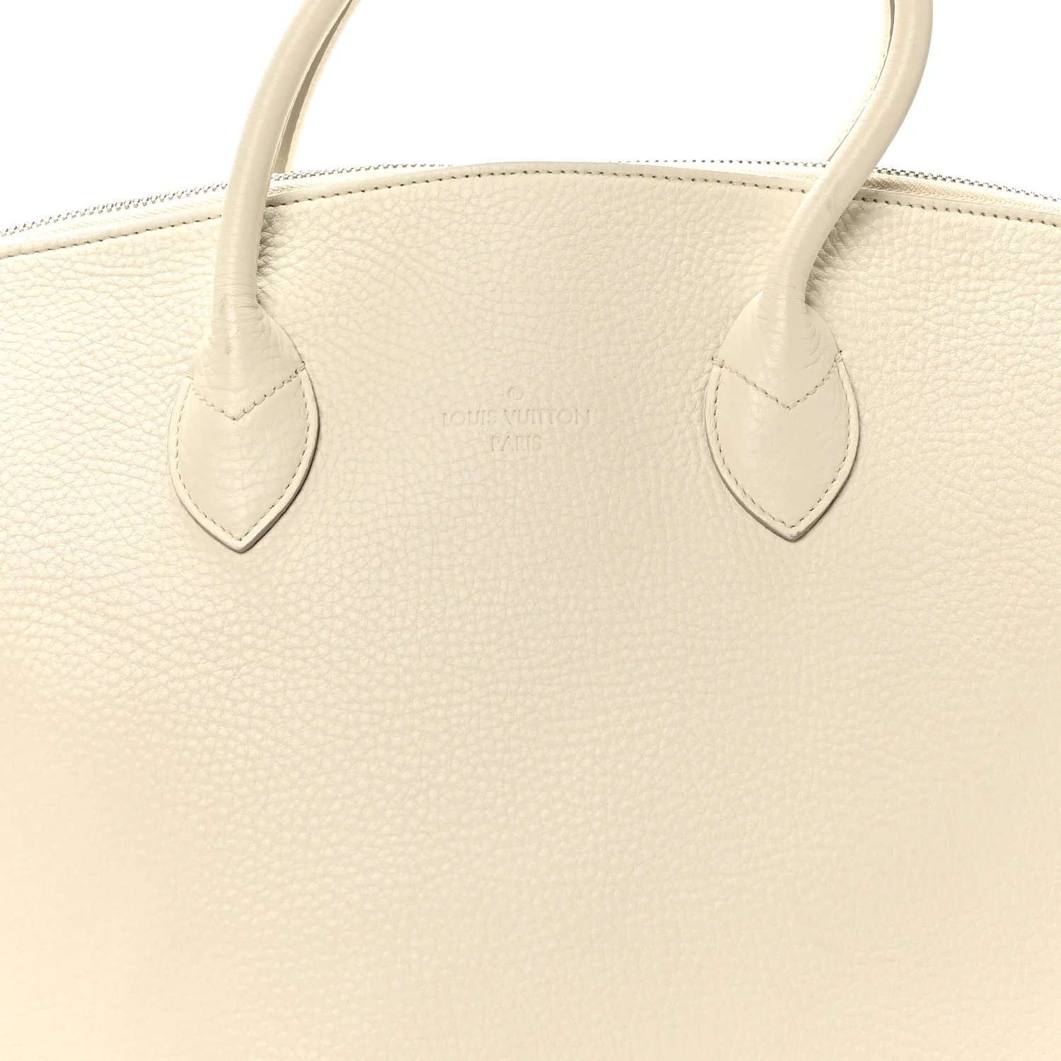 Veau Ecorce Haute Maroquinerie Lockit MM Ivory - Image 7