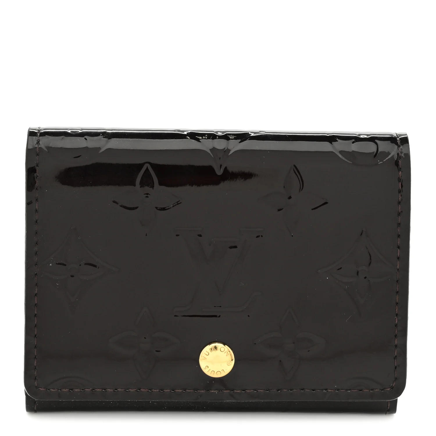 Vernis Business Card Holder Amarante