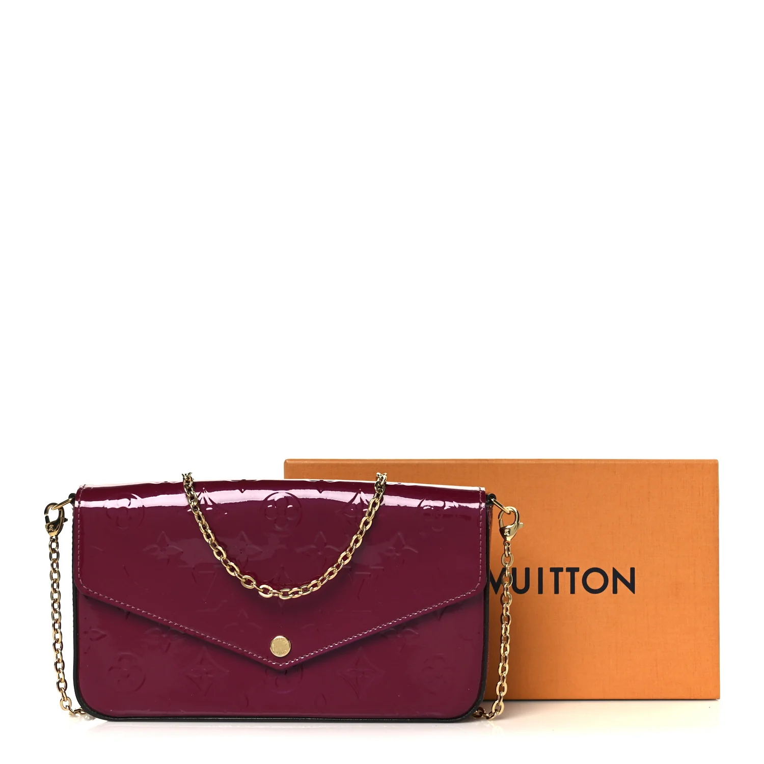 Vernis Felicie Chain Wallet Magenta - Image 14