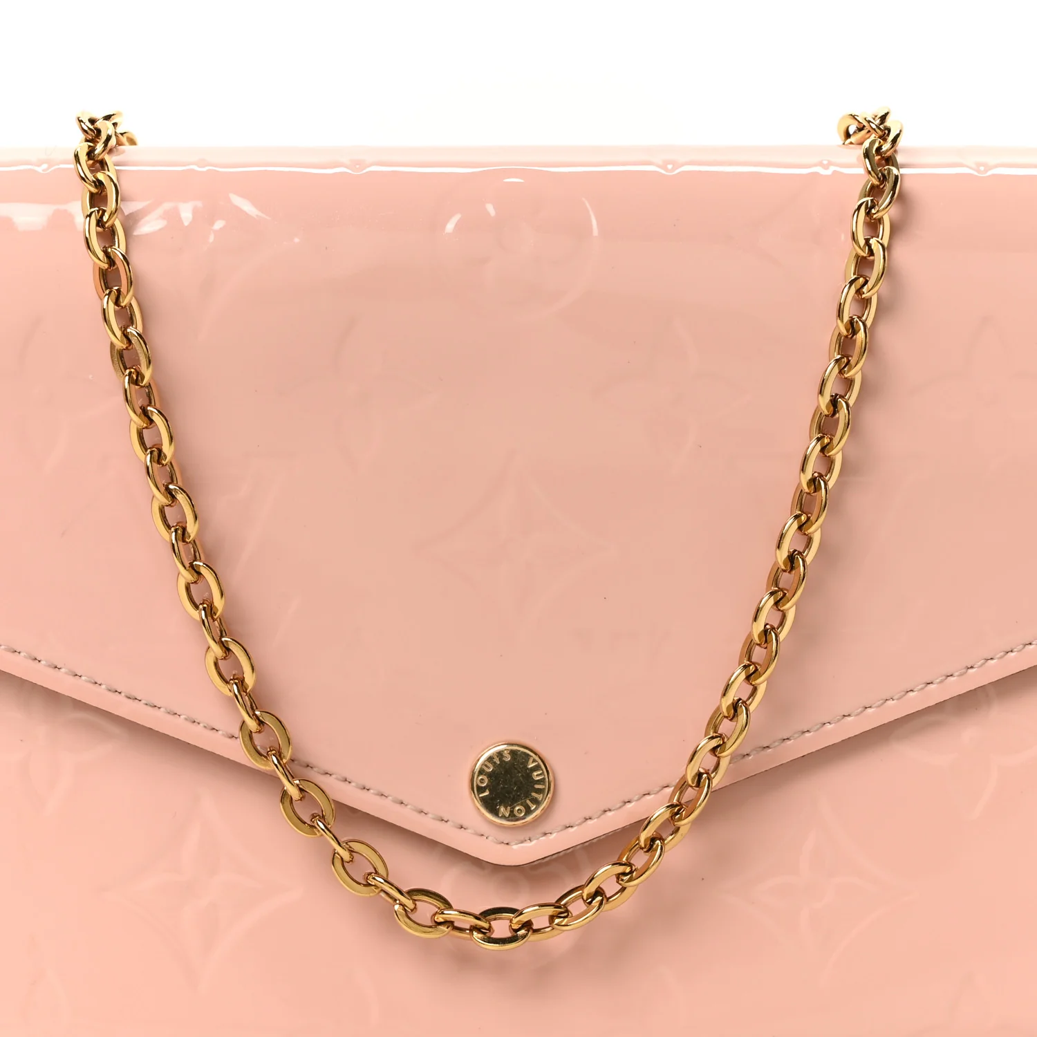 Vernis Felicie Chain Wallet Rose Ballerine - Image 8