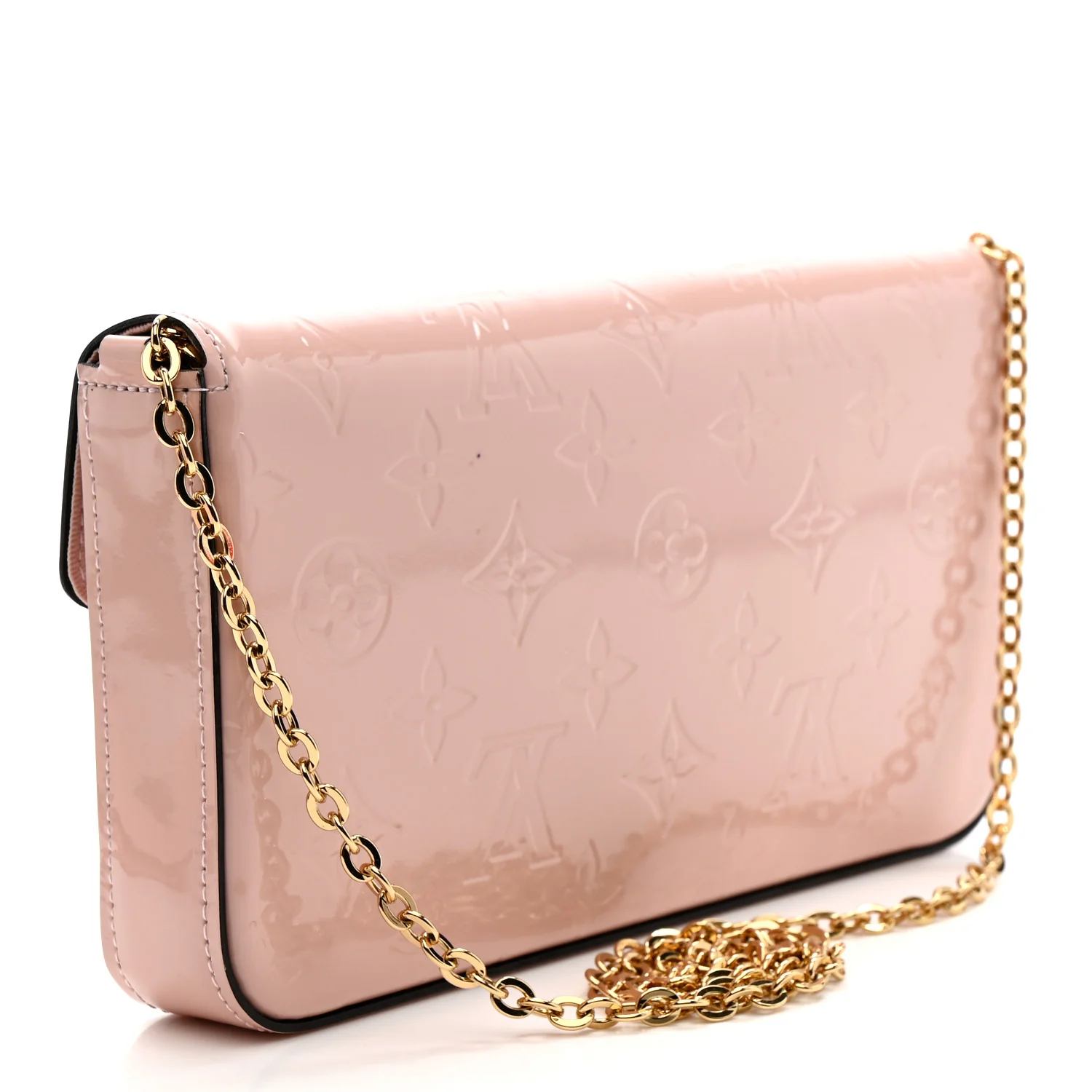 Vernis Felicie Chain Wallet Rose Ballerine - Image 4