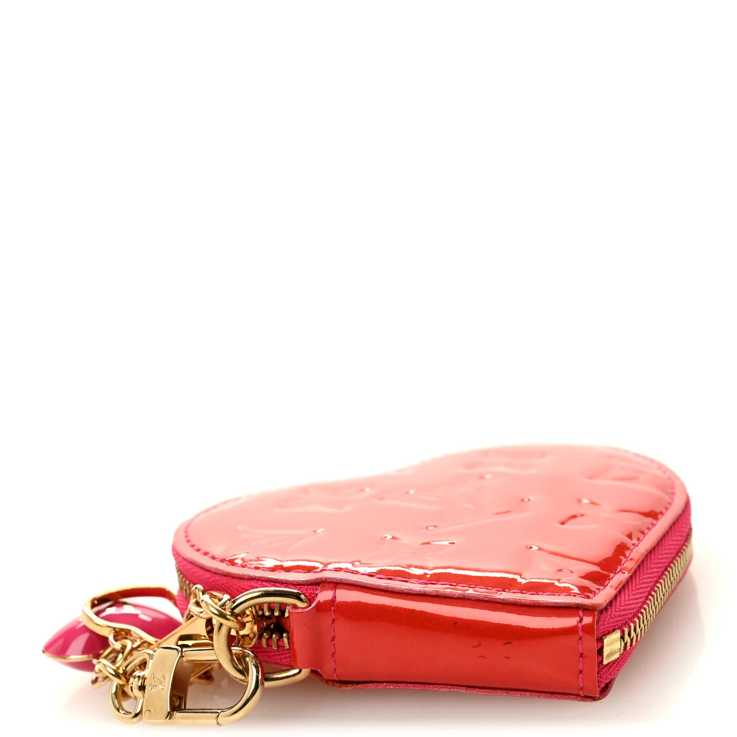 Vernis Heart Coin Purse Rose Pop - Image 4