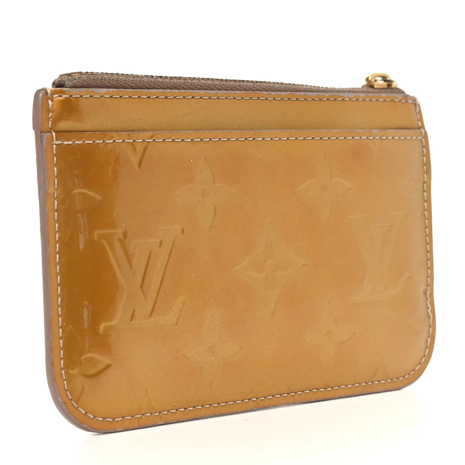 Vernis Key Pouch Beige Poudre - Image 3