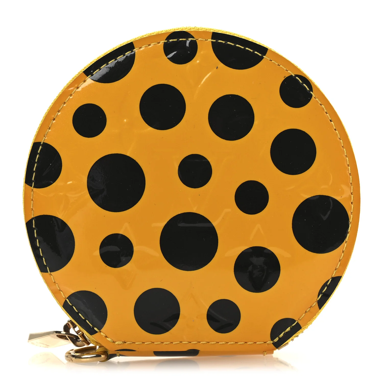 Vernis Kusama Infinity Dots Chapeau Coin Purse Yellow