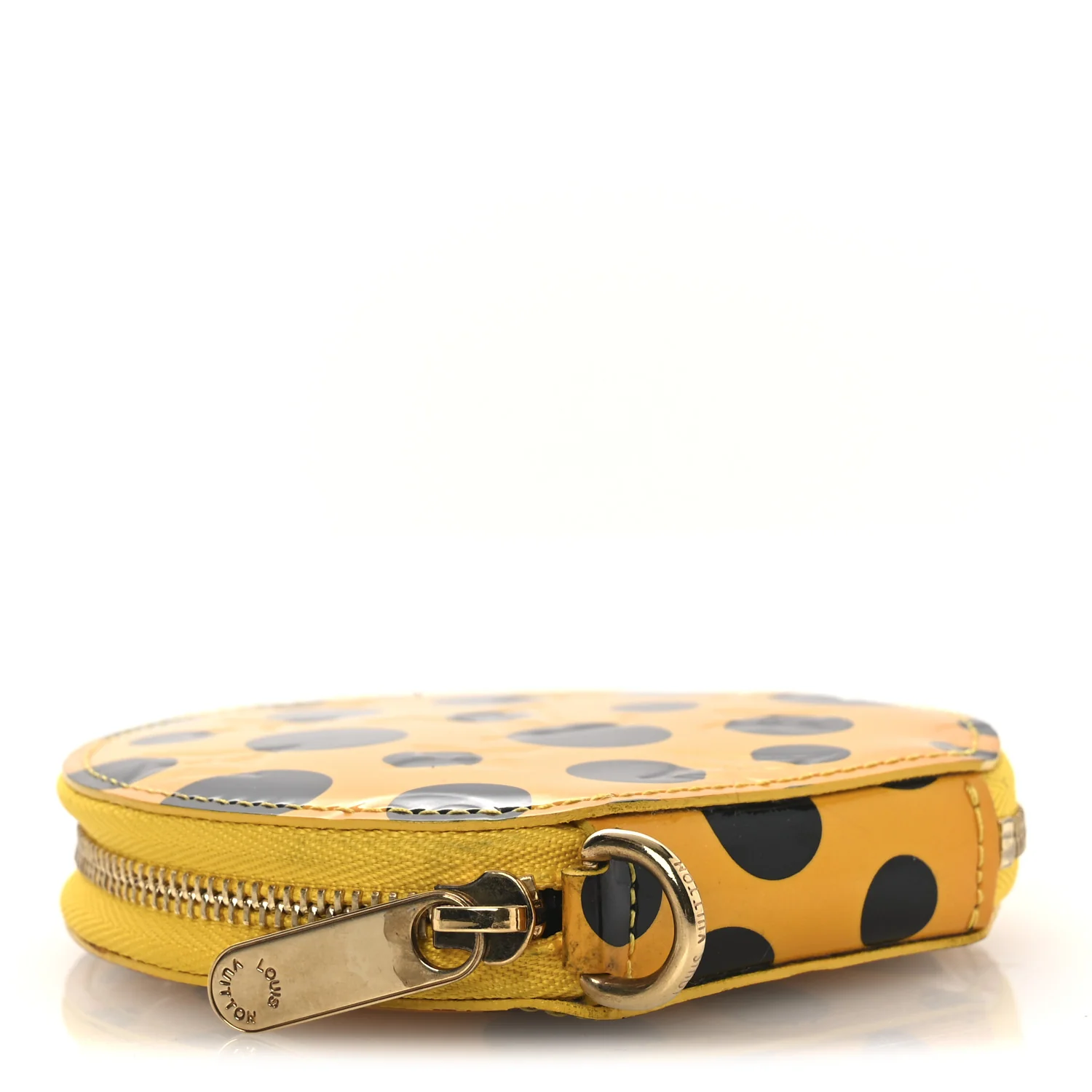 Vernis Kusama Infinity Dots Chapeau Coin Purse Yellow - Image 4