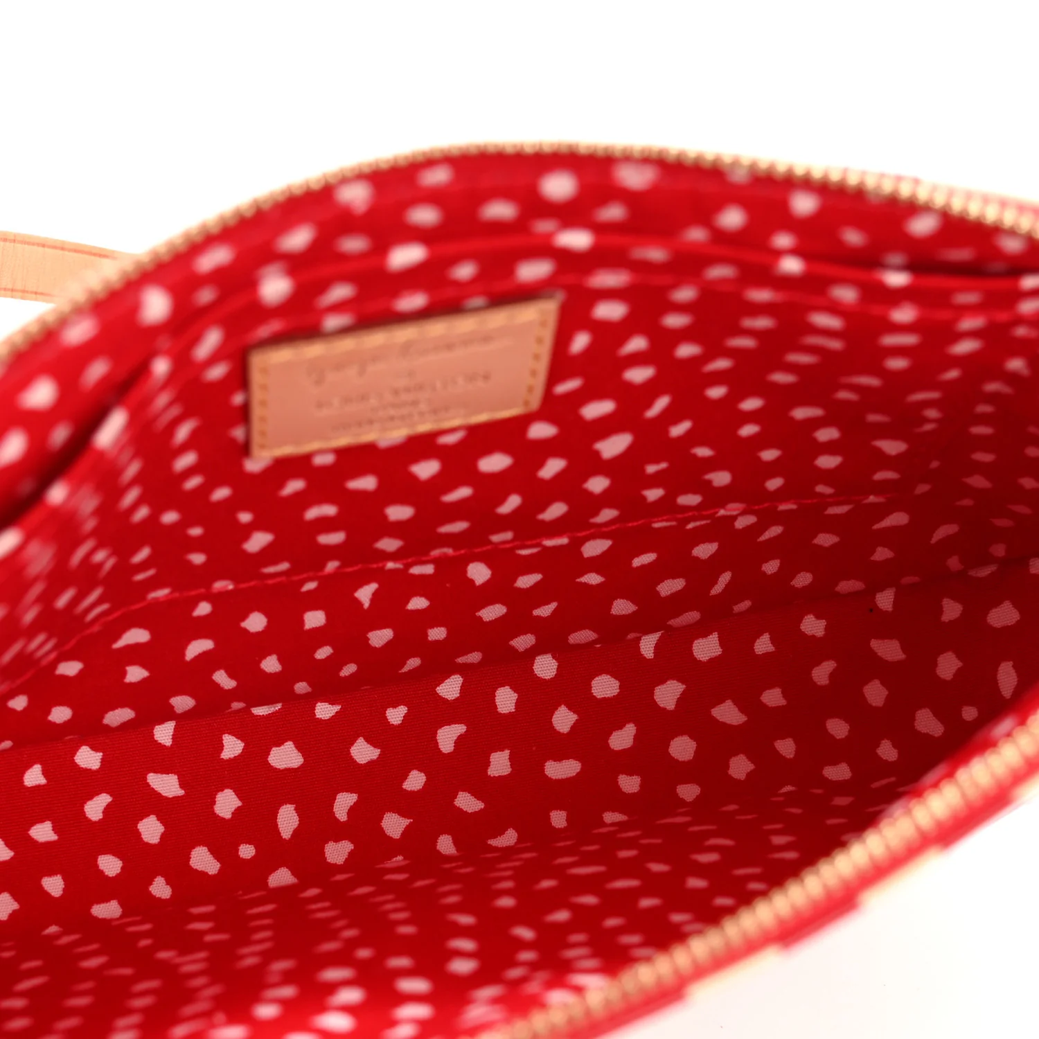 Vernis Kusama Infinity Dots Pochette Accessories Red - Image 5