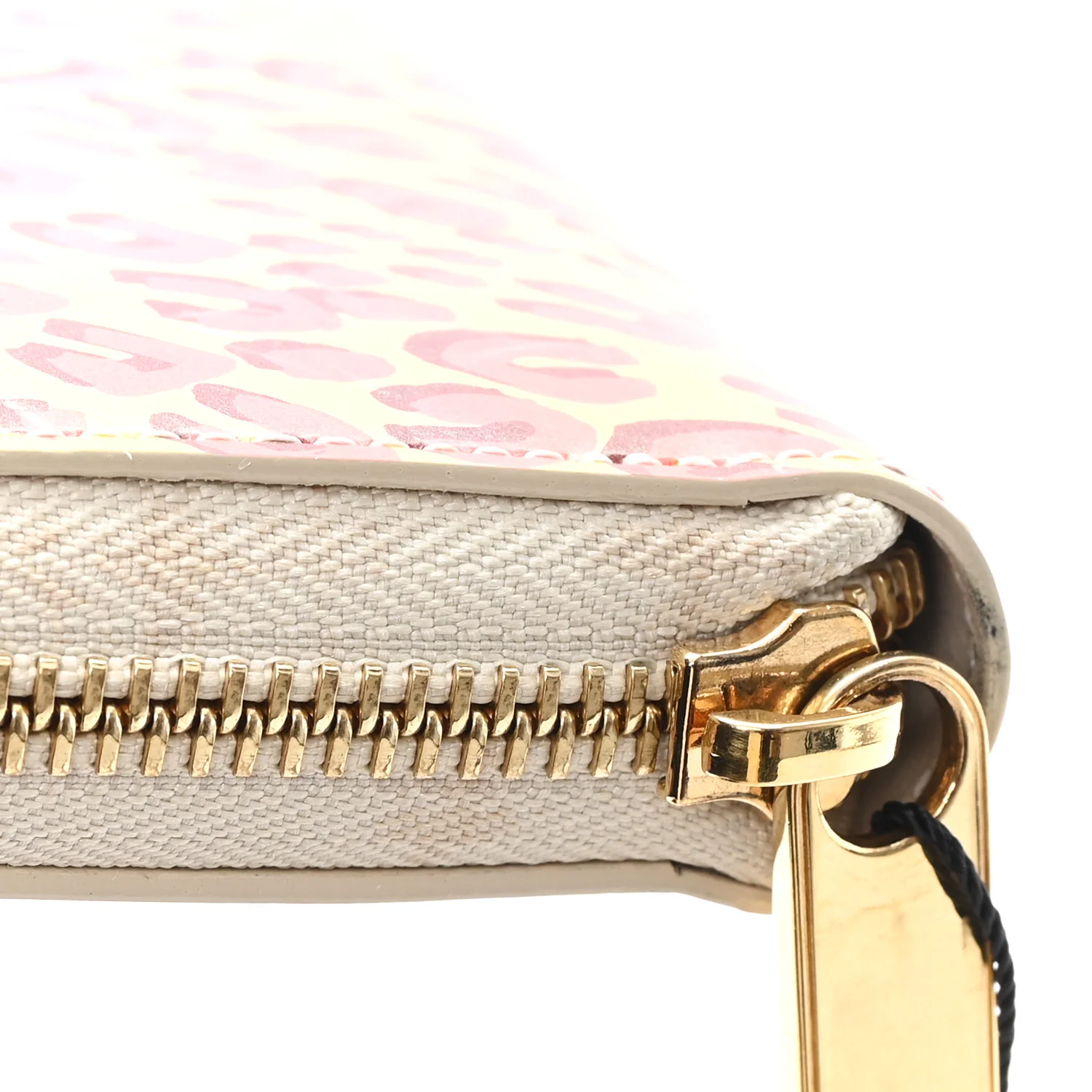 Vernis Leopard Zippy Wallet Blanc Corail - Image 7