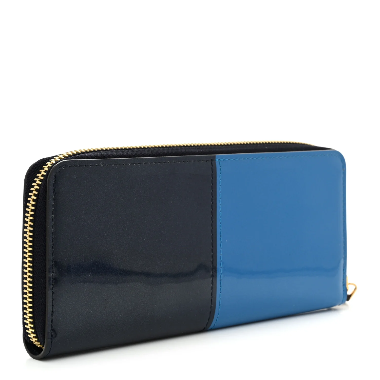 Vernis Miroir Clemence Wallet Blue - Image 3