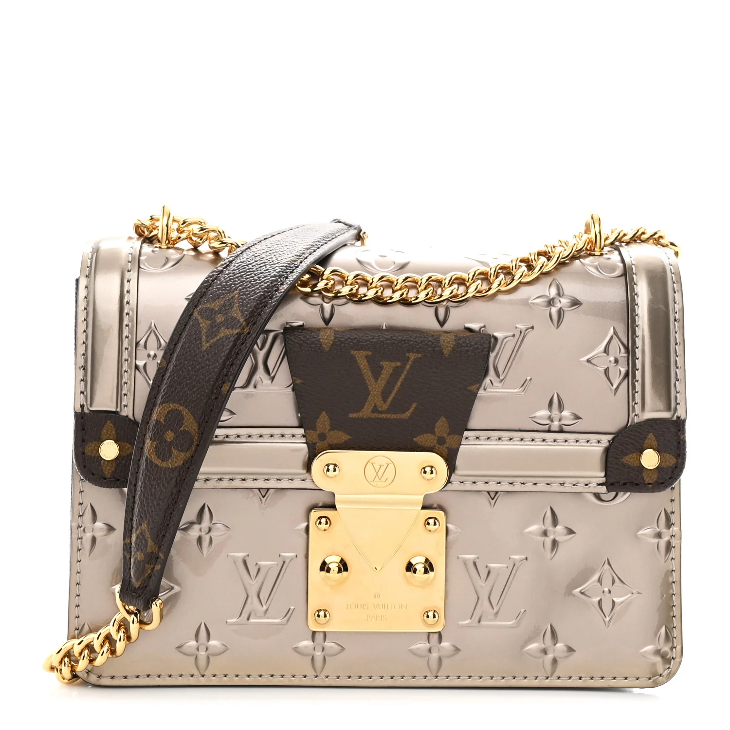 Vernis Monogram Wynwood Metallic Taupe Grey