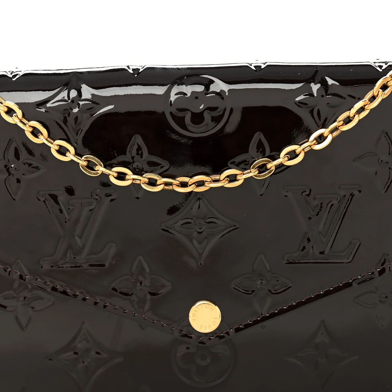 Vernis Pochette Felicie Chain Wallet Amarante - Image 9