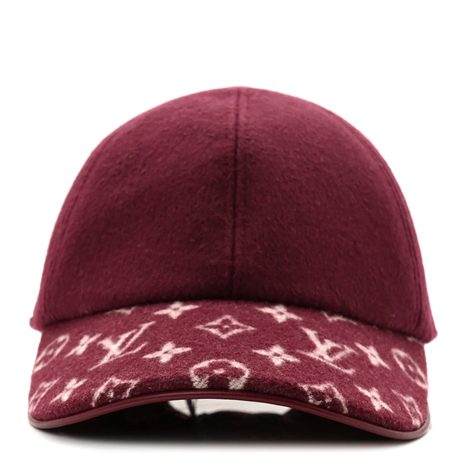 Wool Silk Monogram Endless Cap L Bordeaux - Image 3