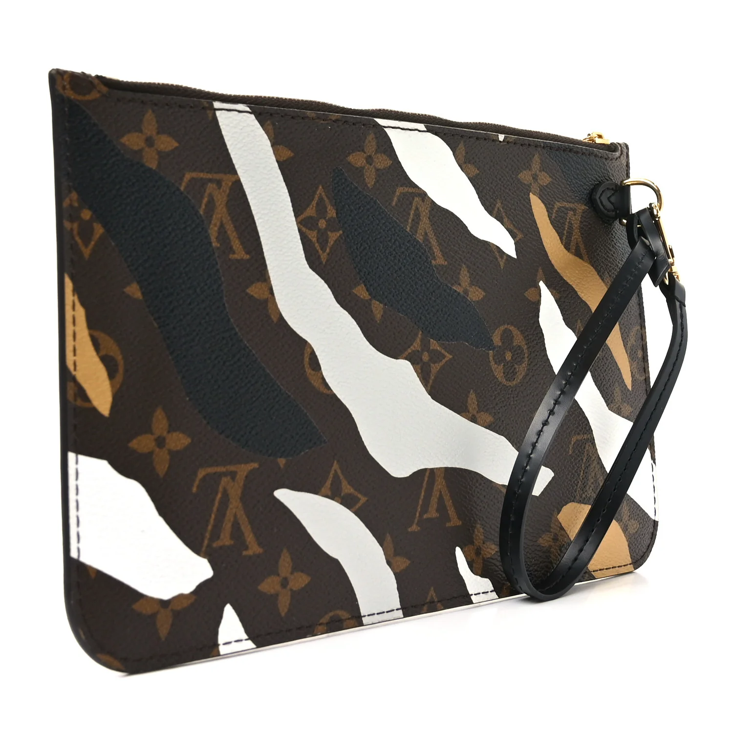 X LOL Monogram Neverfull MM GM Pochette Gold Silver - Image 3