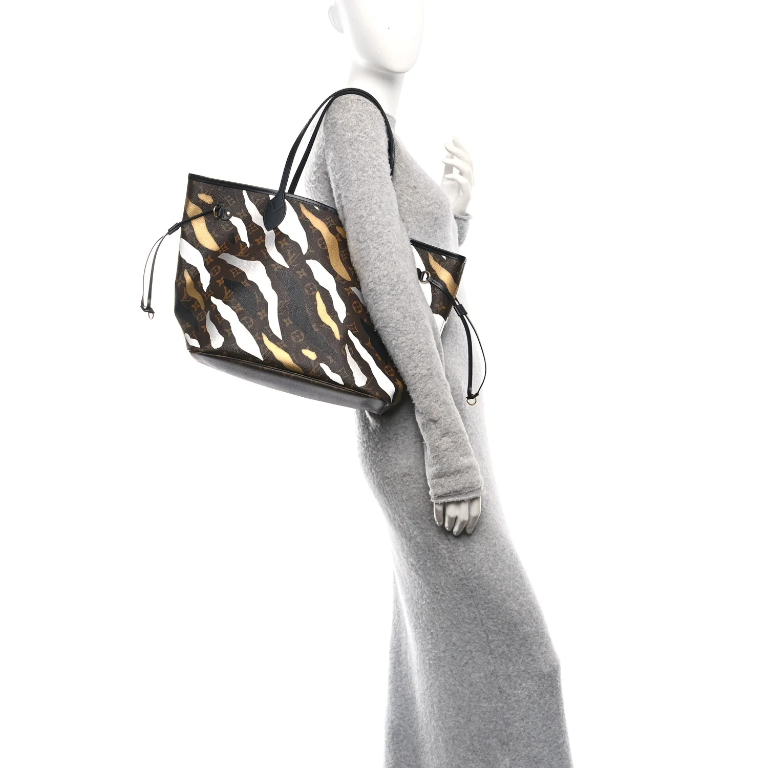 x LoL Monogram Neverfull MM Gold Silver - Image 2