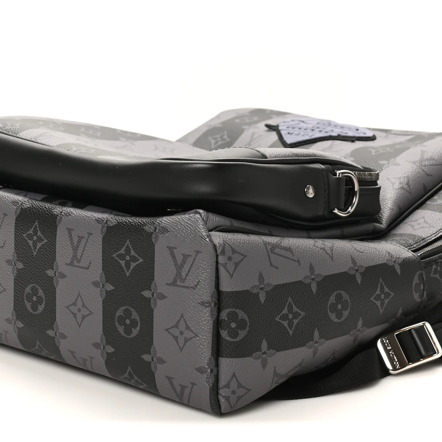 X NIGO Monogram Eclipse Stripes LV Heart Modular Utilitary Backpack - Image 9