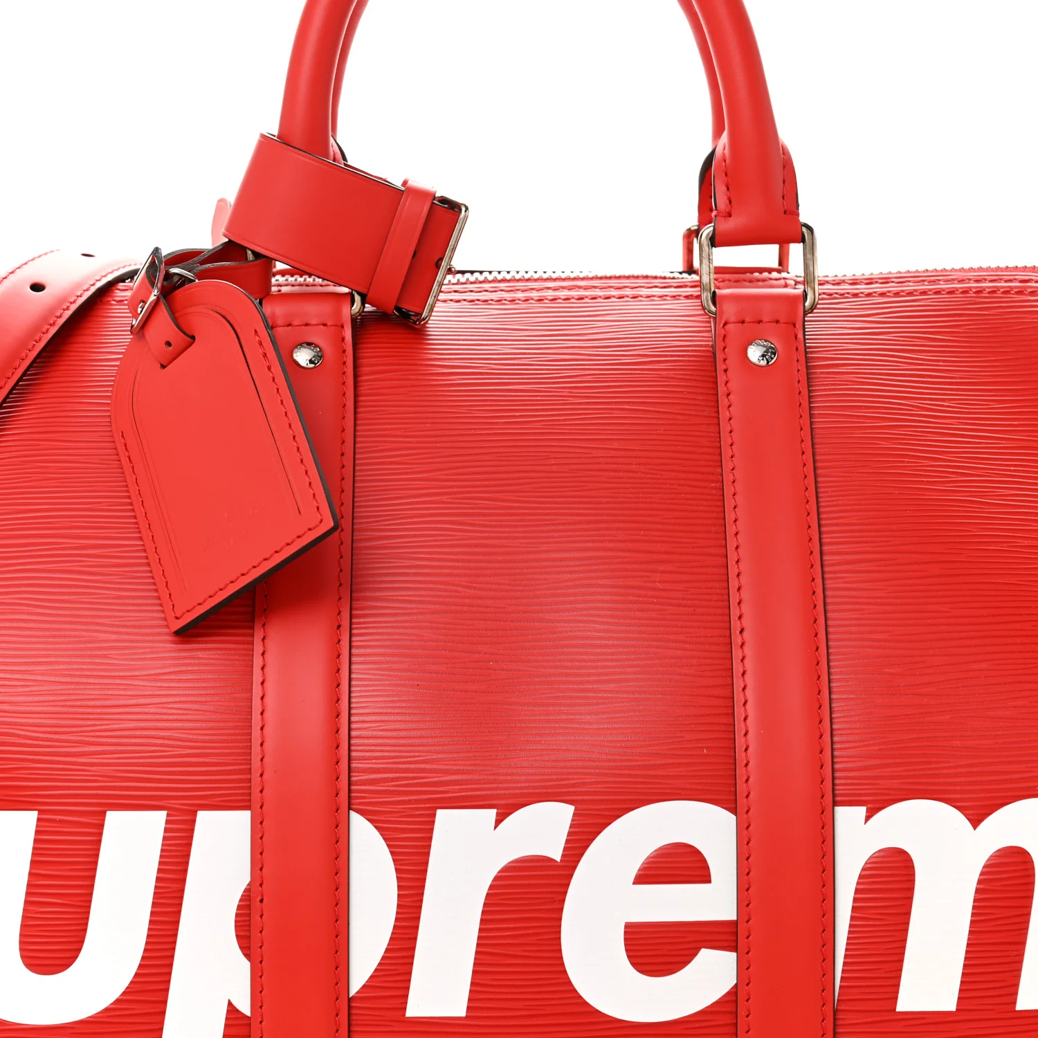 X Supreme Epi Keepall Bandouliere 45 Red - Image 7