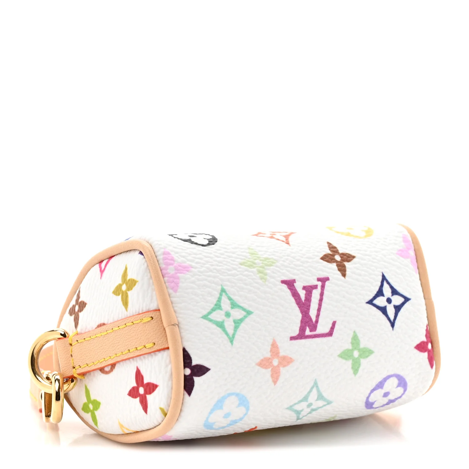 x TM Micro Speedy Bag Charm White - Image 4
