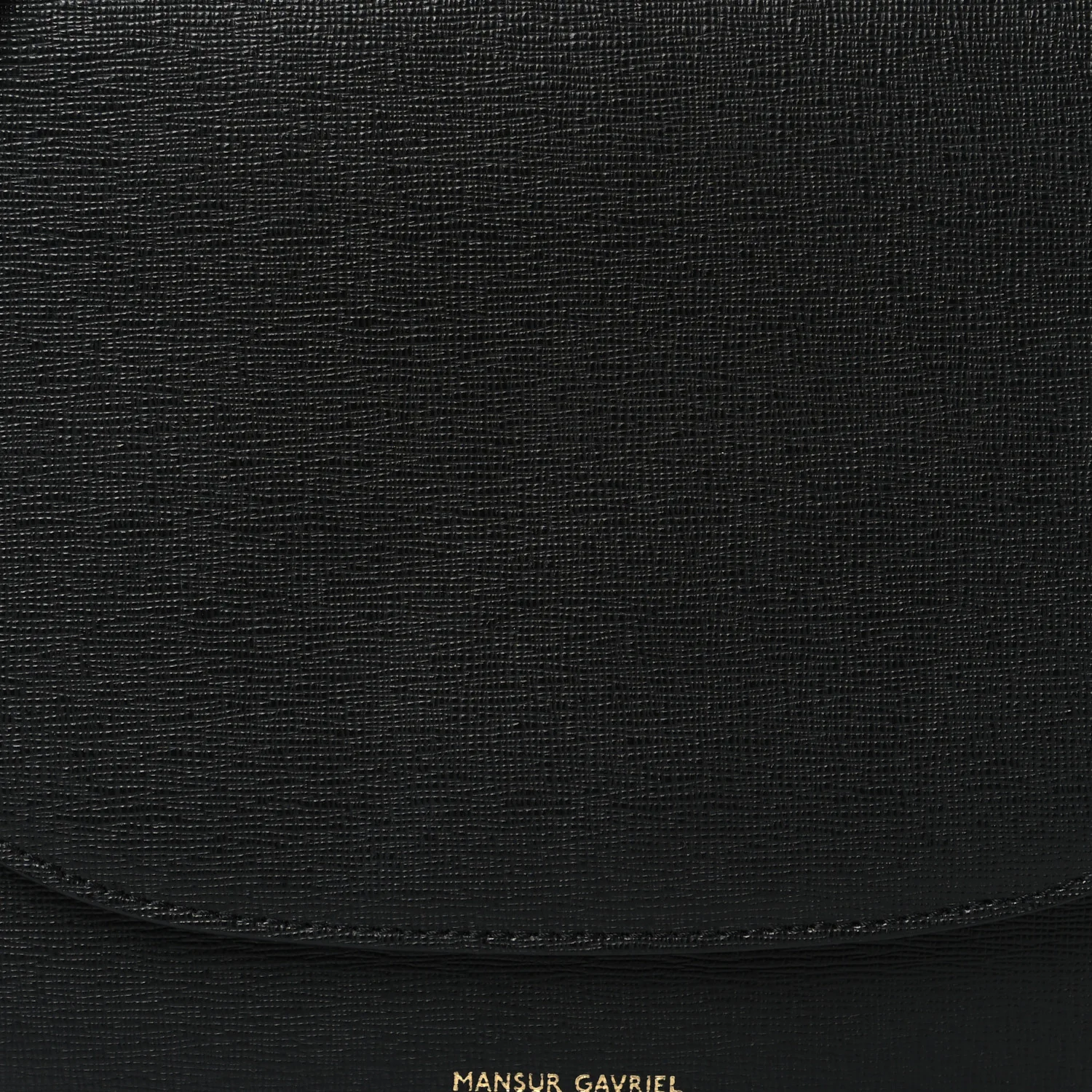 Calfskin Flap Crossbody Bag Black - Image 7