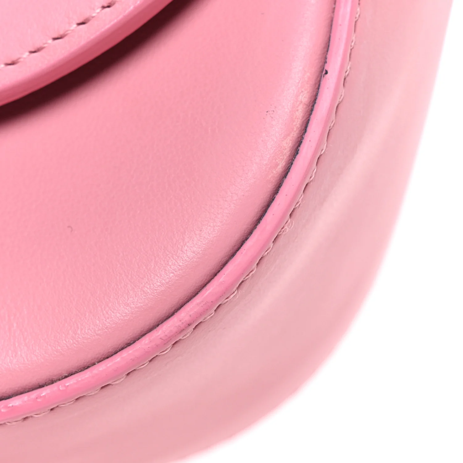 Calfskin Flap Crossbody Bag Peony - Image 10