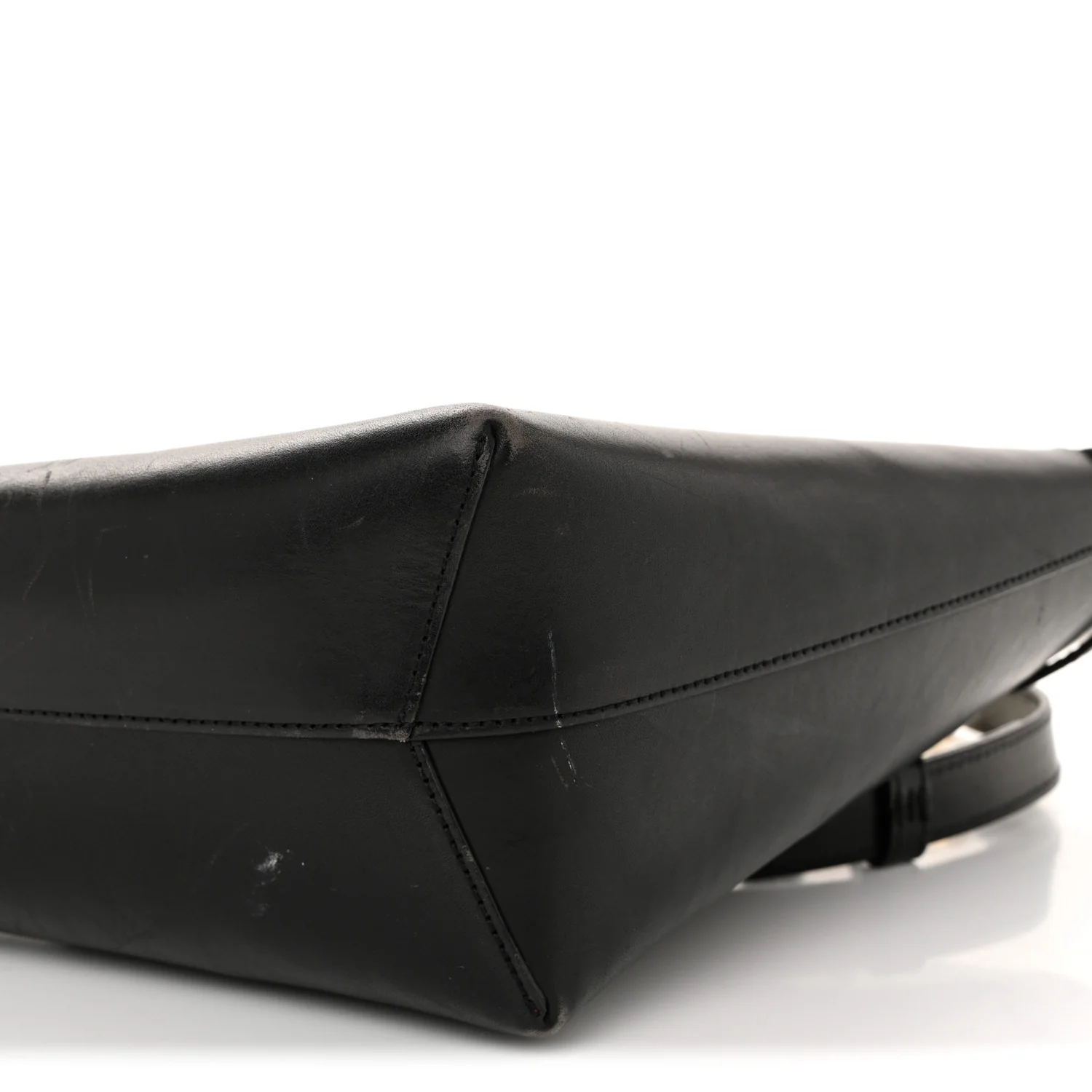 Calfskin Lady Bag Black Flamma - Image 10