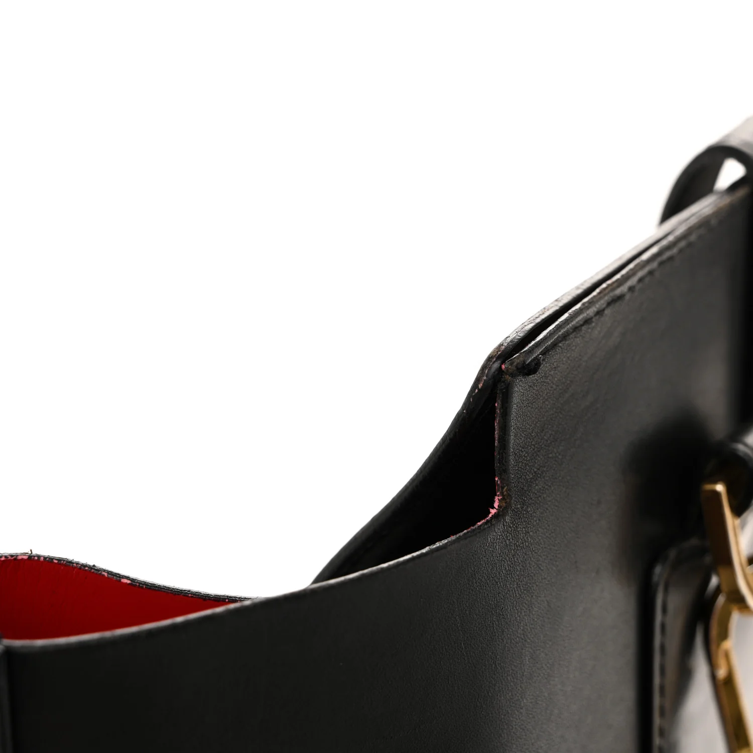 Calfskin Lady Bag Black Flamma - Image 15