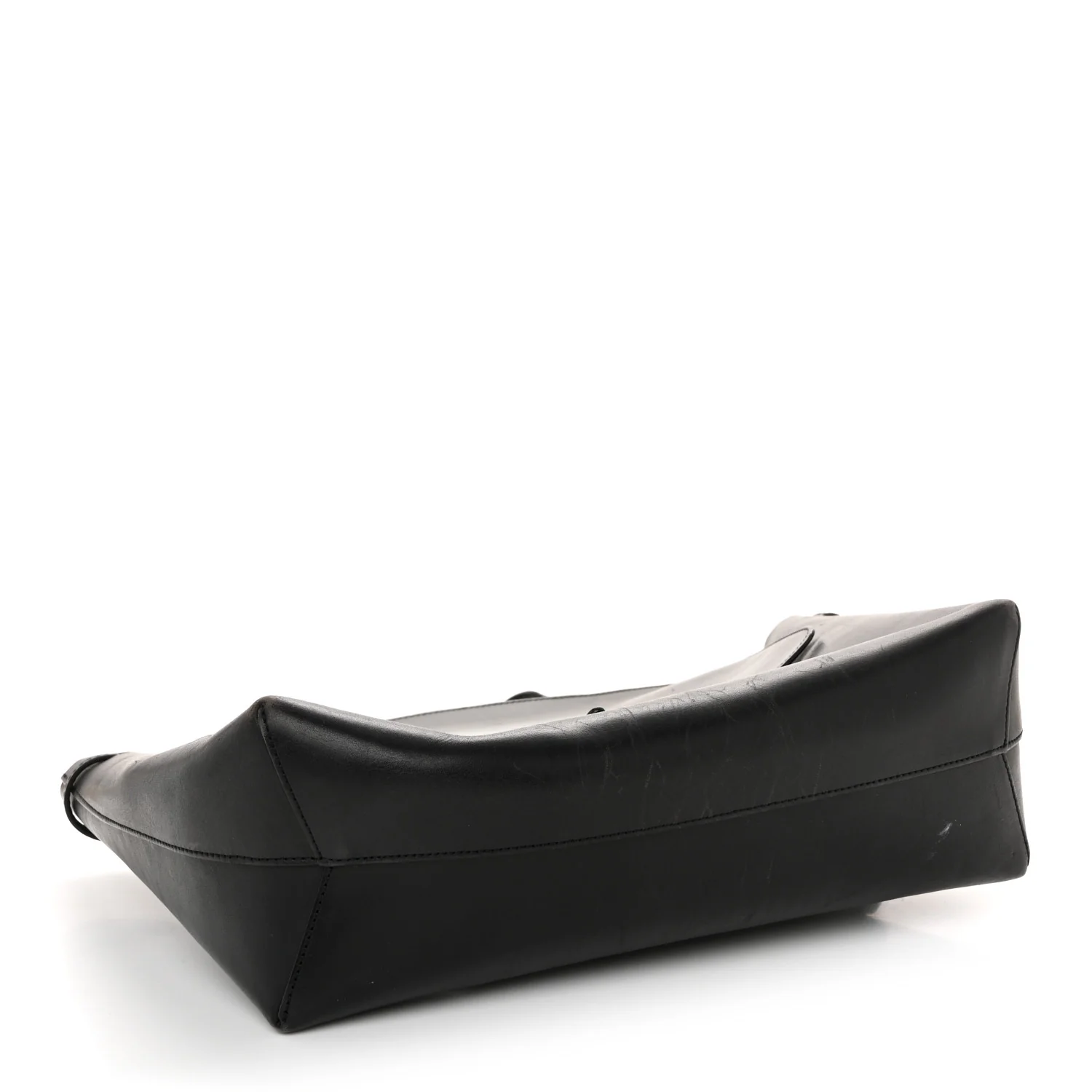 Calfskin Lady Bag Black Flamma - Image 4
