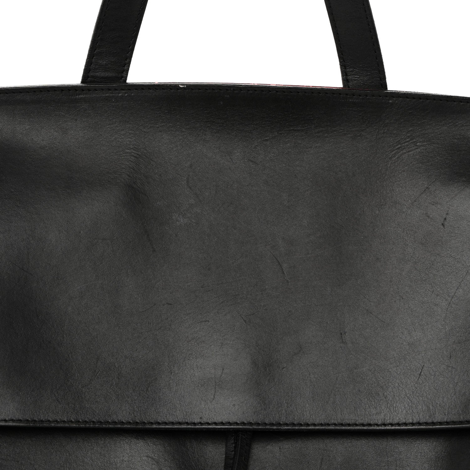 Calfskin Lady Bag Black Flamma - Image 8