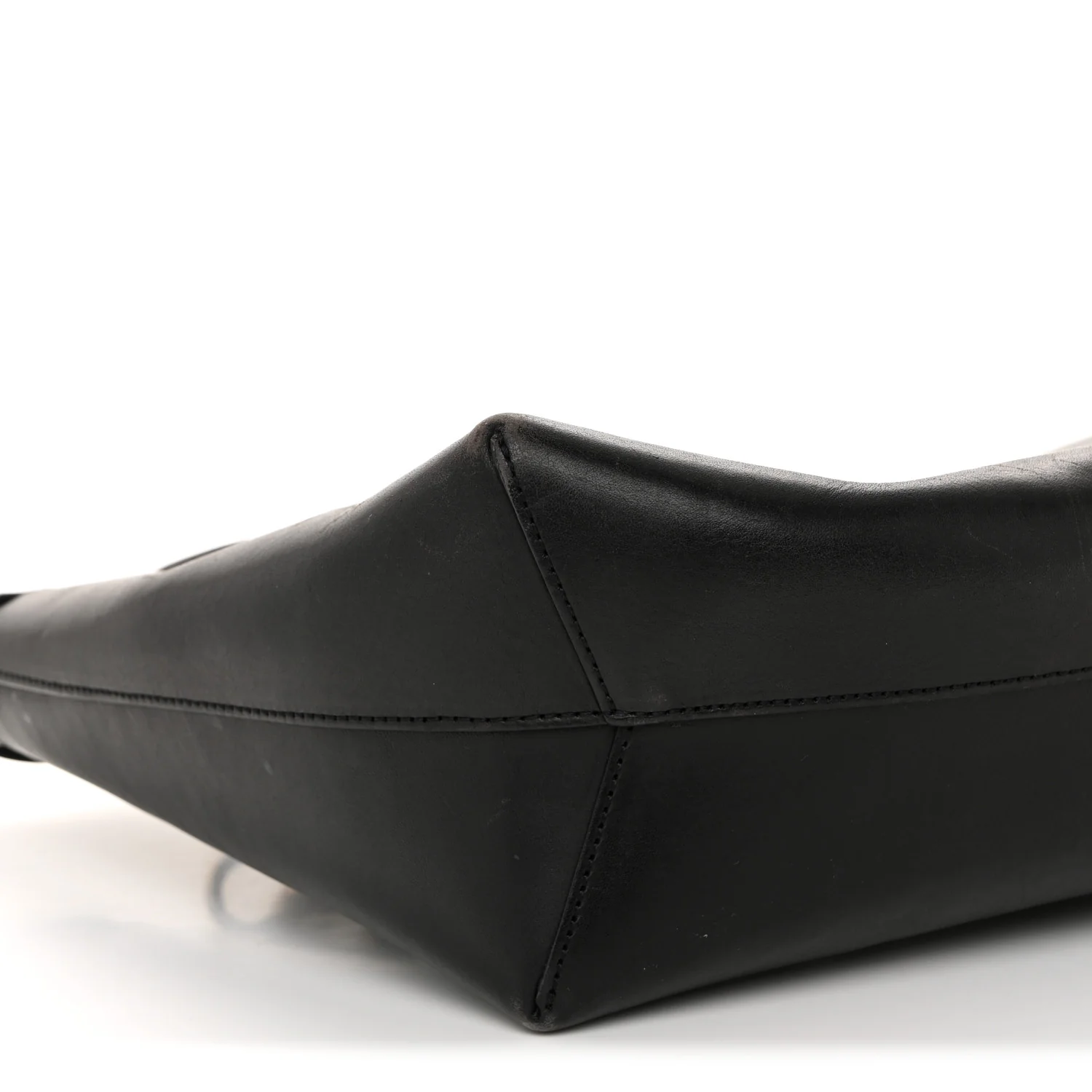 Calfskin Lady Bag Black Flamma - Image 9