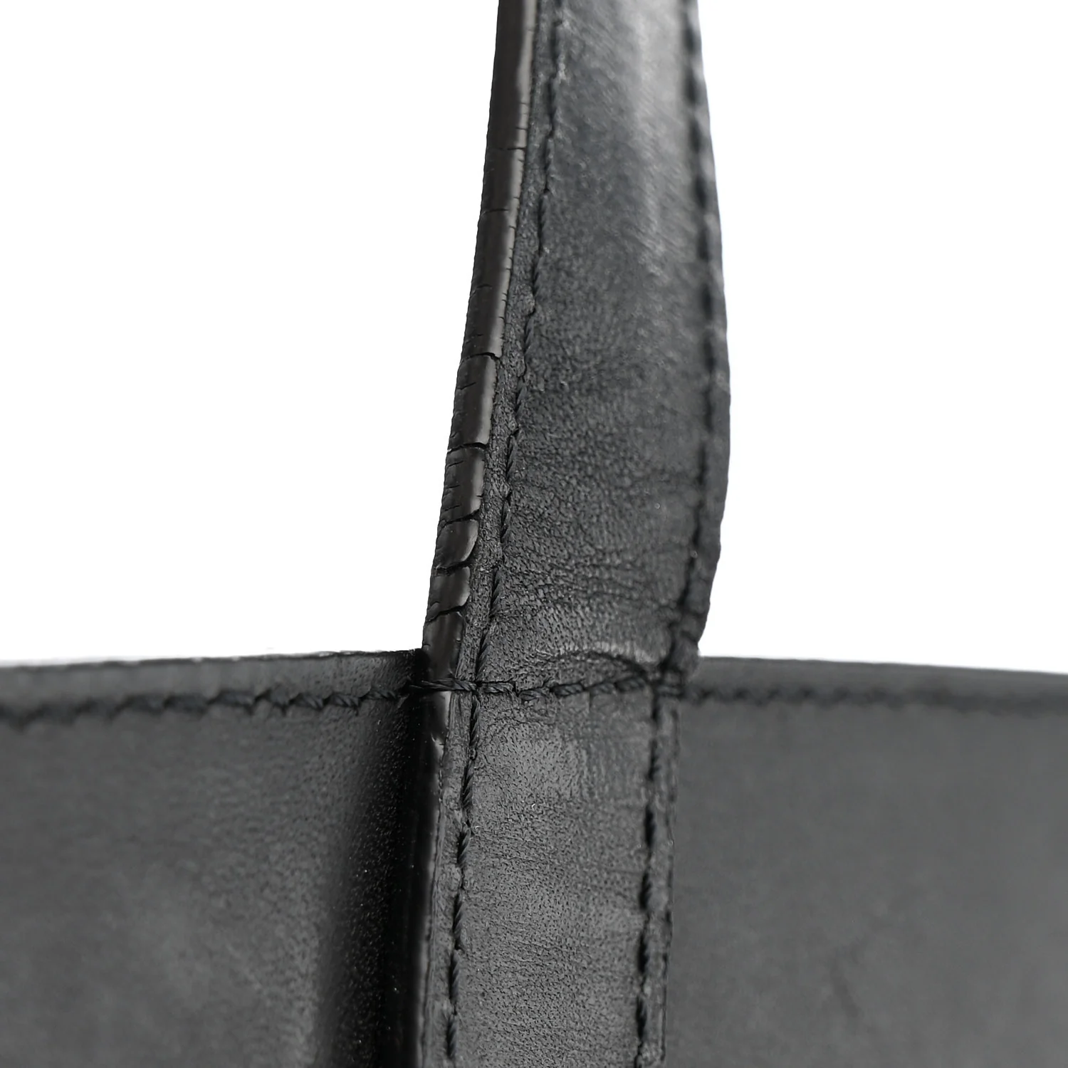 Calfskin Lady Bag Black Flamma - Image 13
