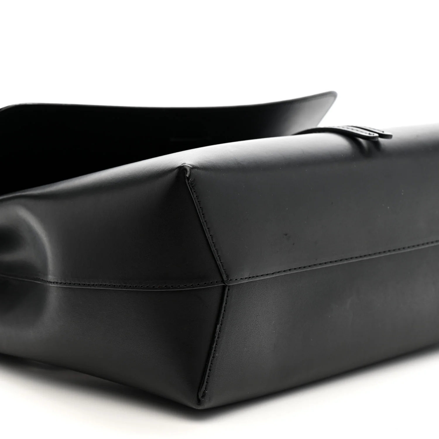 Calfskin Lady Bag Black Flamma - Image 9