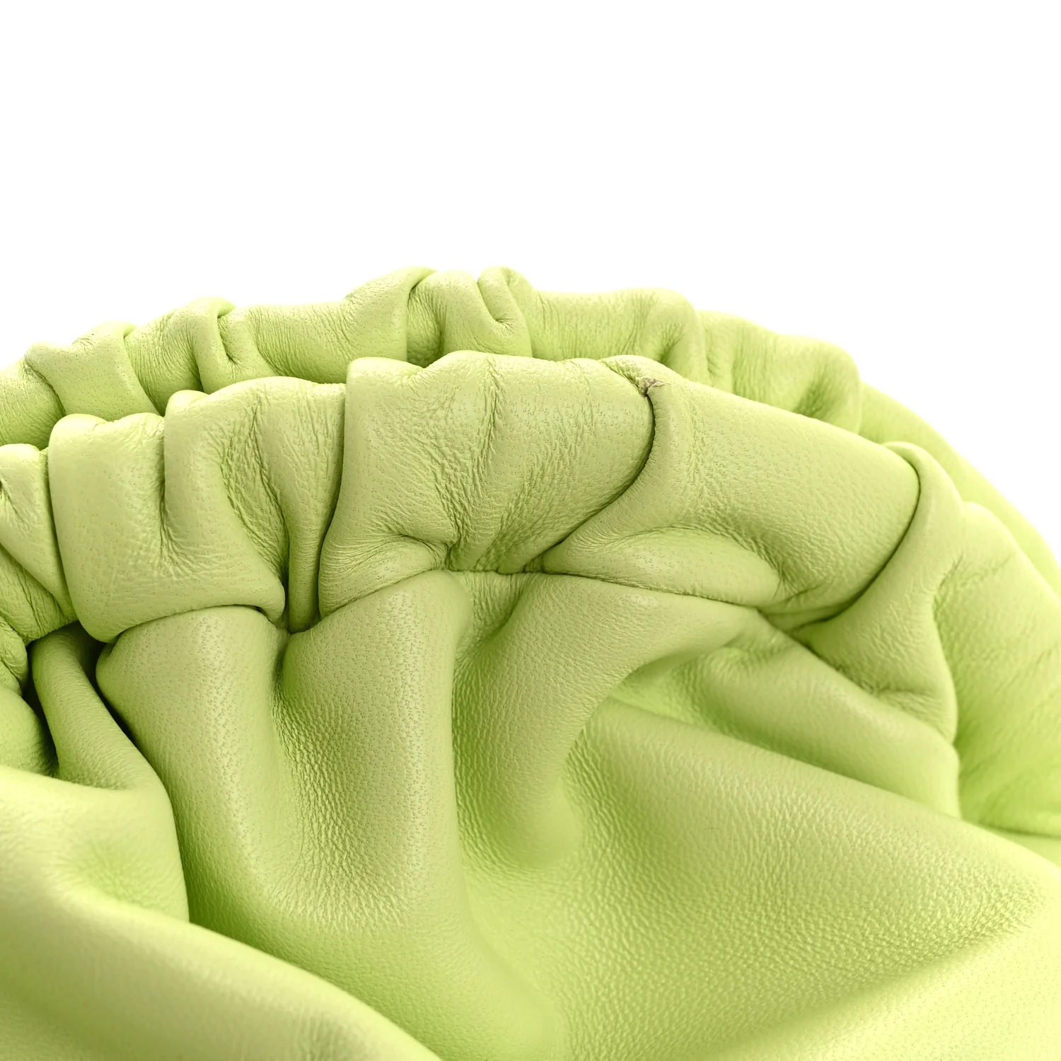 Lambskin Cloud Clutch Mint - Image 10