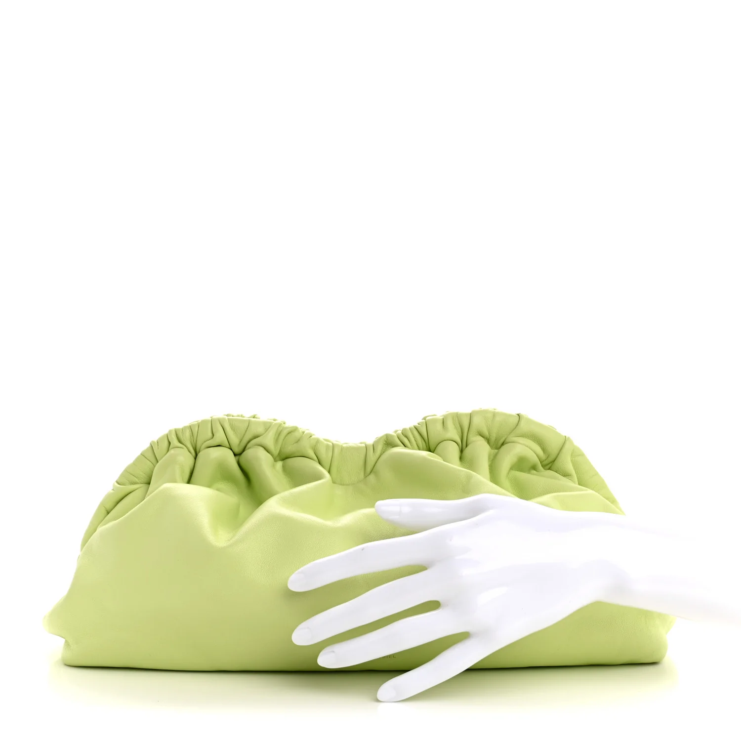 Lambskin Cloud Clutch Mint - Image 2
