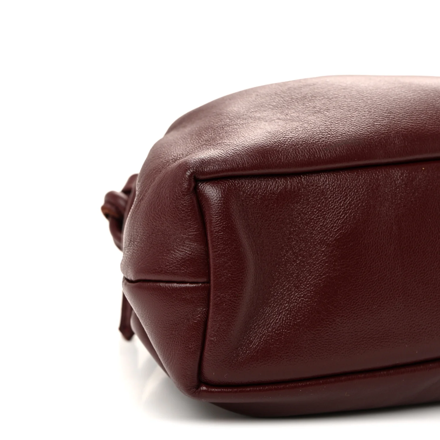 Lambskin Cloud Mini Clutch Pomegranate - Image 8