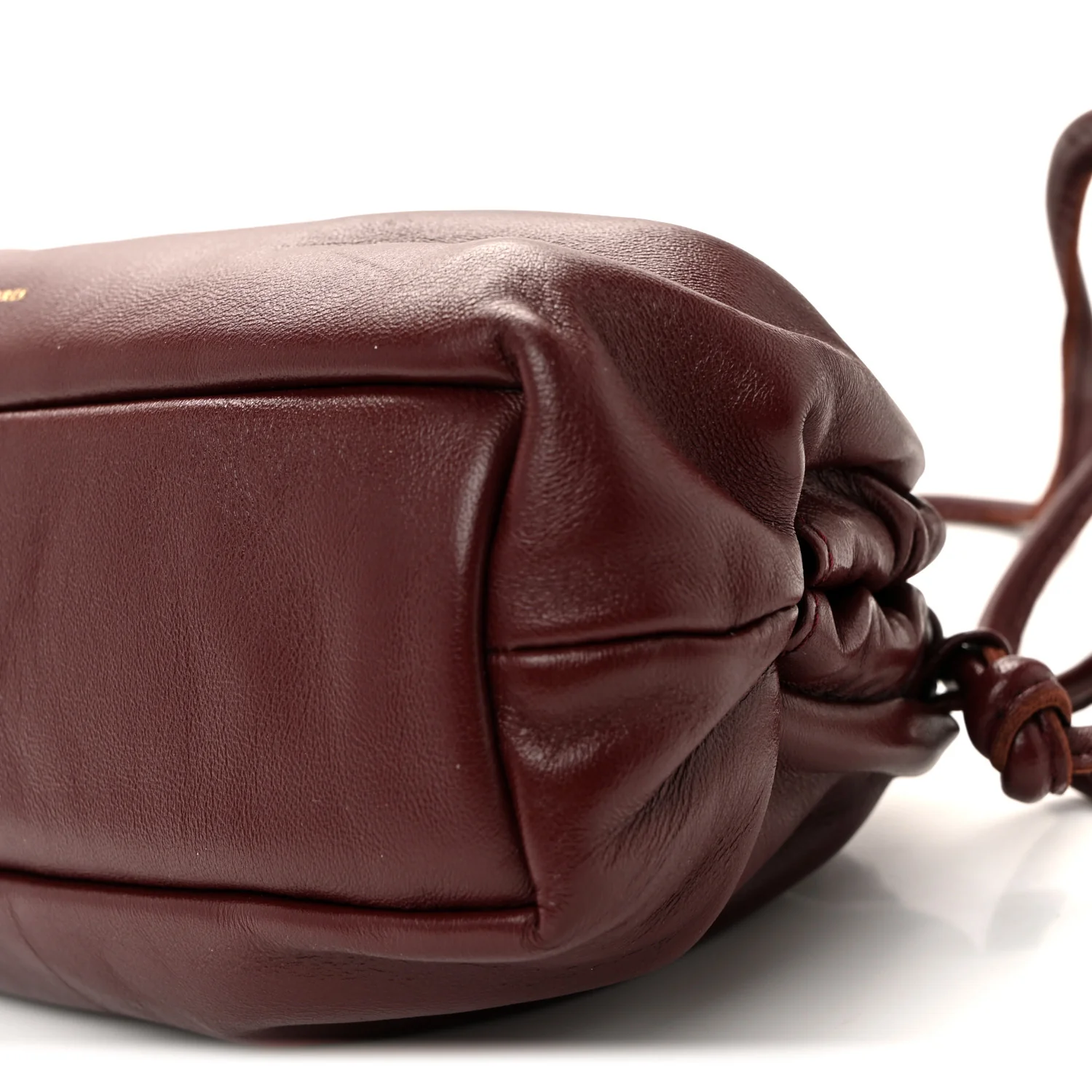 Lambskin Cloud Mini Clutch Pomegranate - Image 9