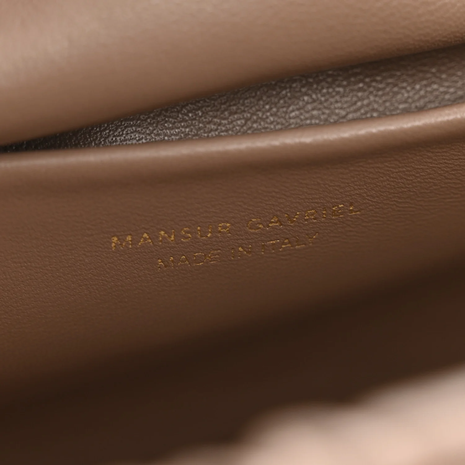Lambskin Cloud Oversized Clutch Biscotto - Image 6
